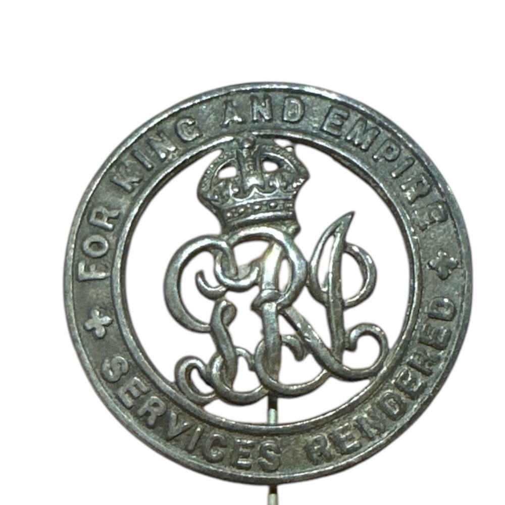 For King and Empire Services Rendered Pin